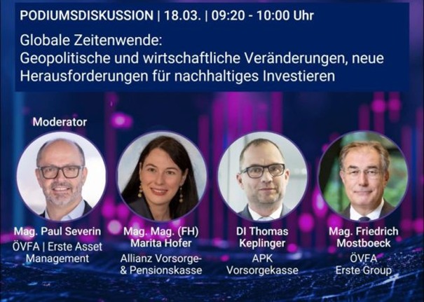 2026  Sustainable Investor Summit in Wien,  Panelteilnehmer 